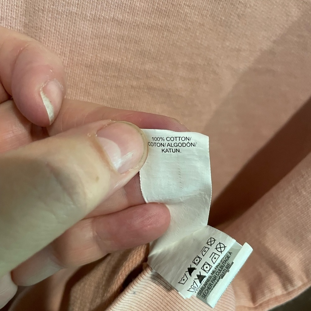 Women’s Lucky Lotus distressed pale pink with long sleeve and lace detai… - Picture 5 of 5